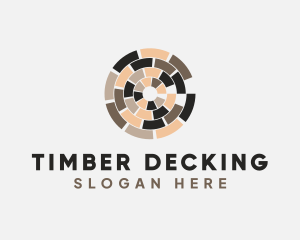 Decking - Pattern Flooring  Tile logo design