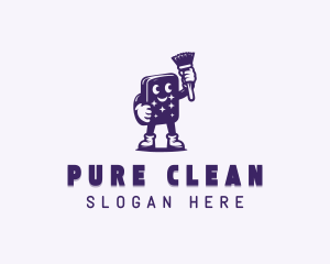 Soap Housekeeping Cleaning  logo design