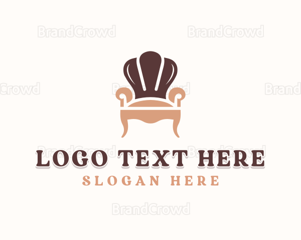 Armchair Furniture Upholstery Logo