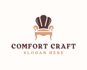 Upholstery - Armchair Furniture Upholstery logo design