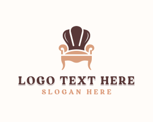 Armchair Furniture Upholstery Logo