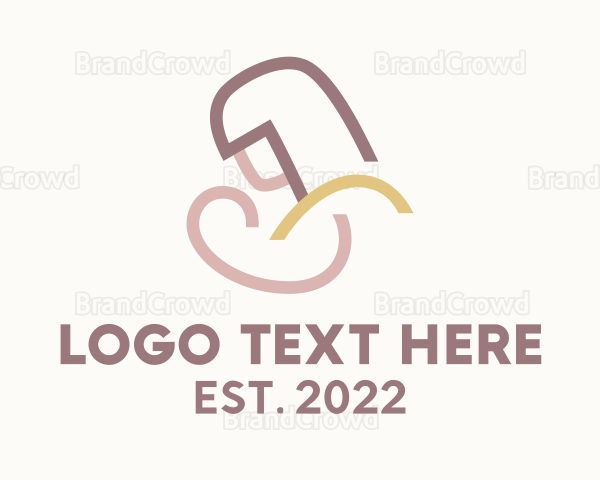 Infant Breastfeeding Mother Logo