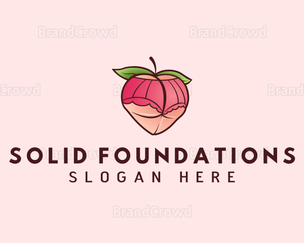 Seductive Peach Underwear Logo