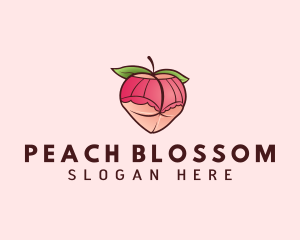 Seductive Peach Underwear logo design