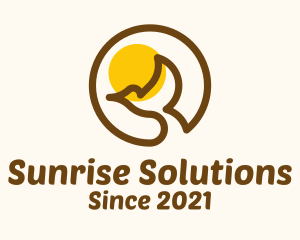 Sunrise - Hummingbird Sunrise Aviary logo design