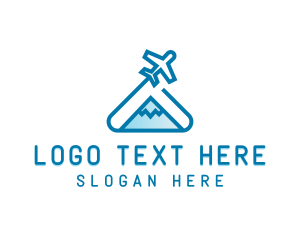 Delivery - Travel Agency Airplane Flight logo design