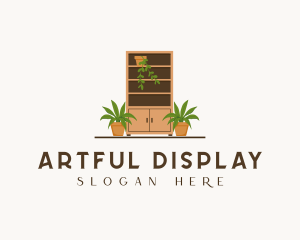 Cabinet Display Furniture logo design