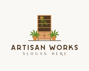 Craftsmanship - Cabinet Display Furniture logo design