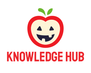Scary - Halloween Fruit Apple logo design