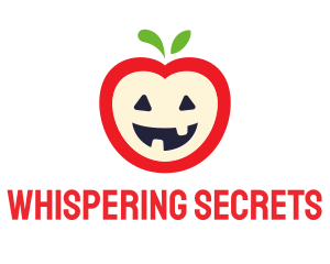 Halloween Fruit Apple logo design