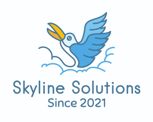 Flying Bird Sky logo design