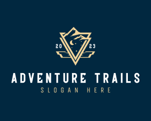 Travel Mountain Trekking logo design