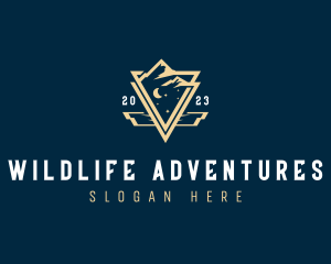 Travel Mountain Trekking logo design