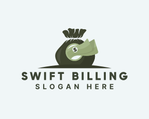 Money Bag Dollar logo design