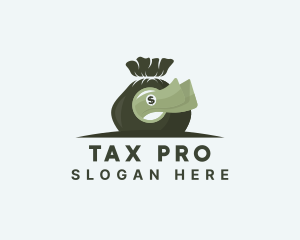 Tax - Money Bag Dollar logo design