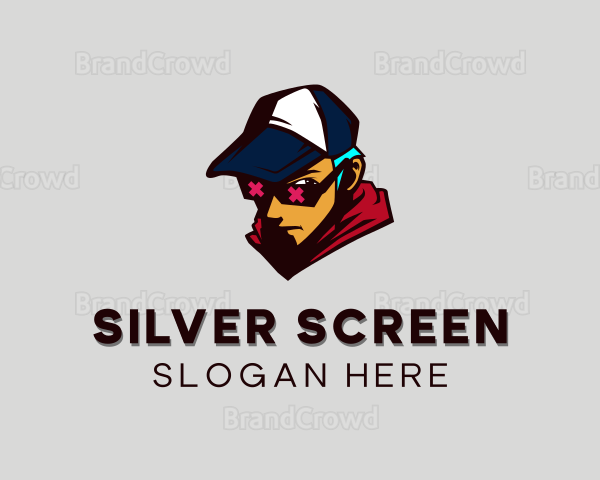 Gamer Sunglasses Man Logo