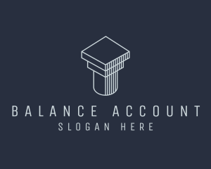 Account - Construction Business Column logo design