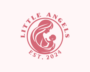 Baby Adoption Childcare logo design