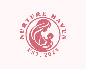 Postpartum - Baby Adoption Childcare logo design