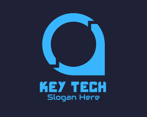 Tech Location Point logo design