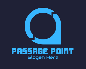 Tech Location Point logo design