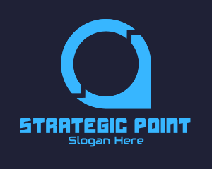 Tech Location Point logo design