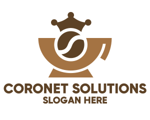 Brown Royal Coffee logo design