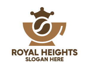 Highness - Brown Royal Coffee logo design