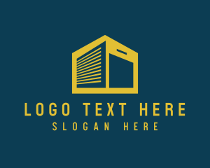 Storage - Shipping Distribution Warehouse logo design