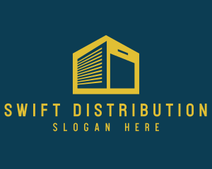 Distribution - Shipping Distribution Warehouse logo design