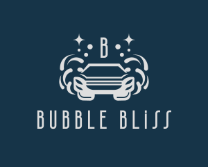 Car Wash Bubbles logo design