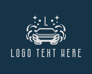Transportation - Car Wash Bubbles logo design