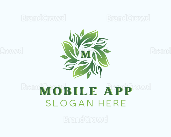 Environment Leaves Botanical Logo
