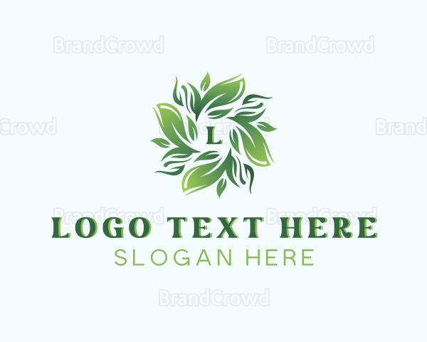 Environment Leaves Botanical Logo