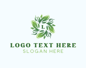 Vegetable - Environment Leaves Botanical logo design
