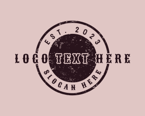 Retro - Wild West Business logo design