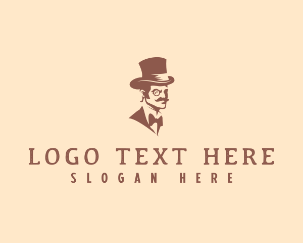 Suit - Gentleman Formal Tailoring logo design