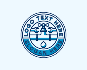 Renovation - Tap Plumbing Repair logo design