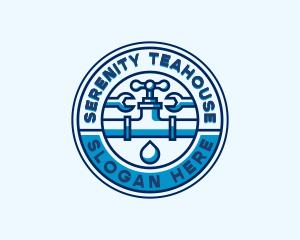 Tap Plumbing Repair Logo