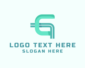 Record Label - Digital Marketing Letter G logo design