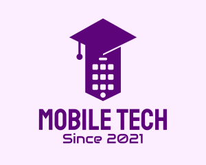 Mobile Phone Cap logo design