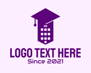 Diploma - Mobile Phone Cap logo design