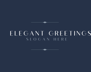 Elegant Classy Wordmark logo design