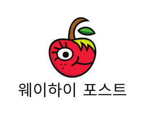 Apple Face Cartoon logo design