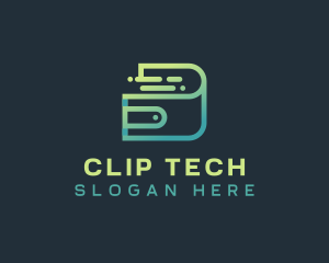 Digital Tech Wallet logo design