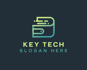 Digital Tech Wallet logo design