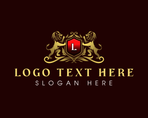 Corporate - Luxury Lion Shield logo design