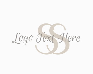 Feminine Cursive Script Logo