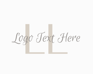 Blogger - Feminine Cursive Script logo design