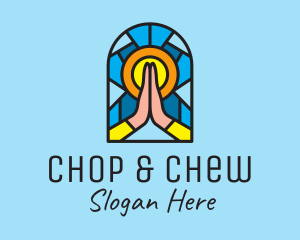 Church Pray Mosaic  Logo